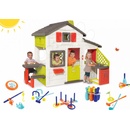 Smoby 8102012 Domček Priateľov s kuchynkou a tečúcou vodou + fúrik set s vedrom náradím a krhlou+kosačka