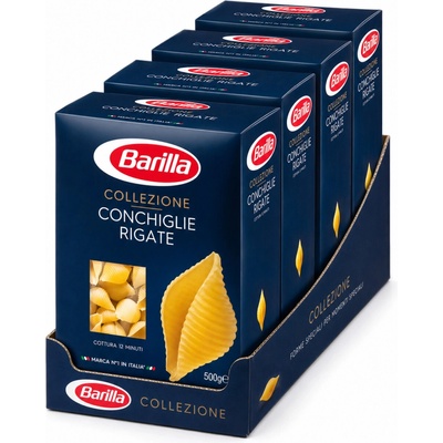 Barilla Conchiglie Rigate No.93 4 x 0,5 kg