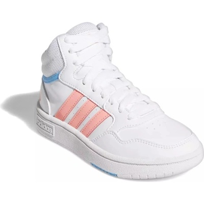 adidas Hoops Mid 3.0 K cloud white/acid red/sky rush biela