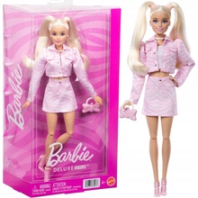Mattel Barbie Deluxe Style Růžový denim Panenka Set s bundou Hračka 4+ JJN69