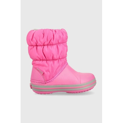 Crocs Детски апрески Crocs Winter Puff Boot в розово (14613.9BYY)