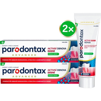 Parodontax Obnova ďasien Fresh Mint 2 x 75 ml
