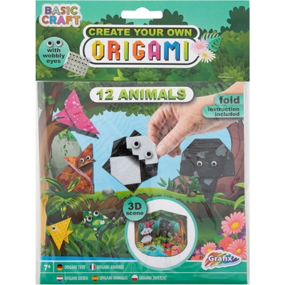 Grafix Творчески комплект Grafix - Направи си сам Оригами, 12 животни (1535220016)