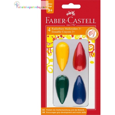 Faber Castell voskovky slza do dlane 4ks