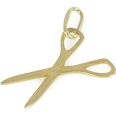 Zlatnictví Zlatíčko Zlatý přívěsek nůžky žluté zlato PA0355