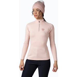 Rossignol Дамска термоактивна блуза Rossignol Classique 1/2 Zip powder pink