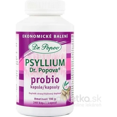 Dr.Popov Psyllium Probio 240 kapsúl