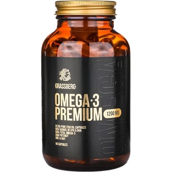 Image 1 of Grassberg Omega - 3 Premium 1200mg [90 Гел капсули]