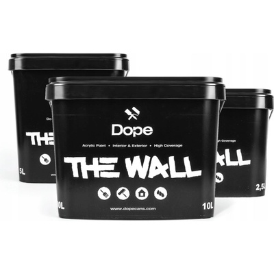 Dope Cans Akrylová fasádna farba na stenu 5 l matná čierna