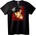NOONEBRAND Тениска BLOMA Tingle Urban - 2XL, Black