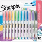 Sharpie S-Note 2: 1 за надписи 12 маркера на водна основа NSH2138233 (NSH2138233)