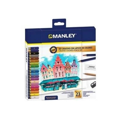 Manley Комплект за Рисуване Manley 23 Части Многоцветен