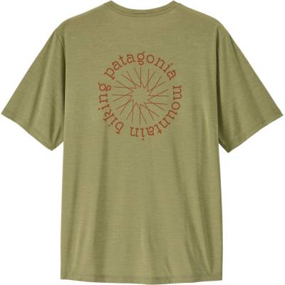 Patagonia Мъжка спортна тениска Patagonia Cap Cool Daily Shirt Spoke Stencil Sport shirt - Gumtree Green / Light Gumtree Green X-Dye - размер XL (216-7991-0315)