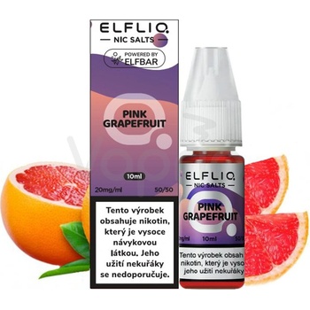 ELFLIQ Nic SALT Růžový grep 10 ml 20 mg