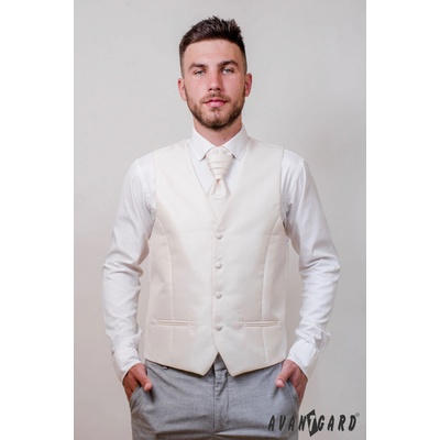 Avantgard vesta + regata + kapesníček smetanová 55255016