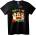 NOONEBRAND Тениска Peace Love Capybara - 7XL, Black