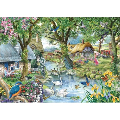 The House of Puzzles Chata Kingfisher 1000 dielov