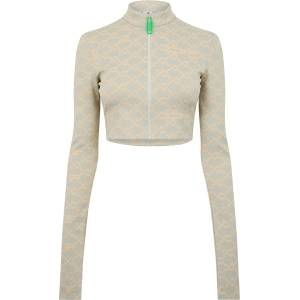 OFF WHITE Горнище OFF WHITE Women's Mono Track Top Hoodie - Green