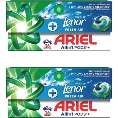 Ariel Plus prací kapsle Fresh Air 2 x 26 PD