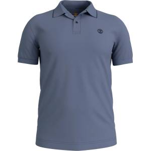 Timberland Мъжка поло тениска Timberland Millers River Printed Neck S/S Polo shirt - Stone Wash (216-8623-0411)
