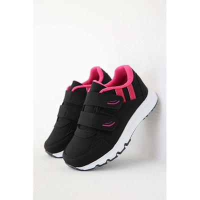Moda Trend Детски спортни обувки - Черни с розов #320774 (320774_Черно)