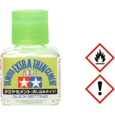 Lepidlo Tamiya Extra Thin Cement Quick-Set 40 ml