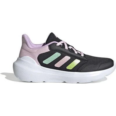 adidas dievčenská športová obuv (tréningová) Tensaur Run 3.0 Jr 2025 core black/clear mint/clear pinkčČierna