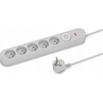 MONTIS Surge protection strip gray 5 sockets 1, 5m MONTIS MT138-1, 5