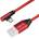 LogiLink USB 2.0 кабел USB-A/M - Micro-USB/M 90 , плат, метал, 1 м