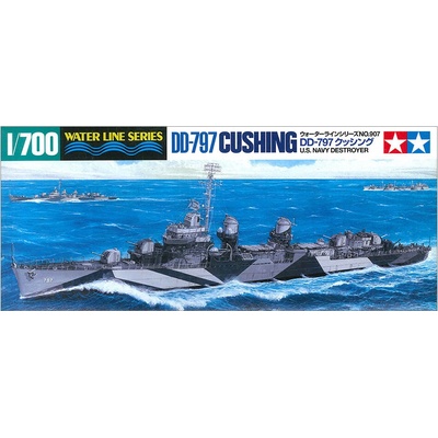 Tamiya USS Destroyer DD-797 Cushing Water Line Series 1:700