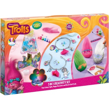 Творчески комплект, Totum, Trolls, 3 в 1