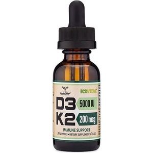 Double Wood Supplements D3 + K2, 29.6 ml, Double Wood (00792 DW)