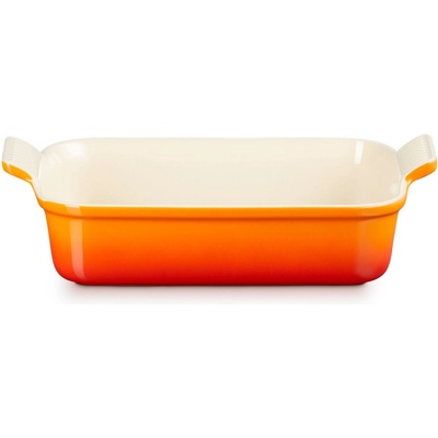 Le Creuset Тава за фурна HERITAGE 26 см, 2, 4 л, FLAME, керамика с глазура, Le Creuset (LECR71102260900001)