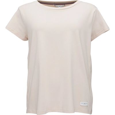 Tommy Hilfiger Dámske tričko SHORT SLEEVE T-SHIRT béžová