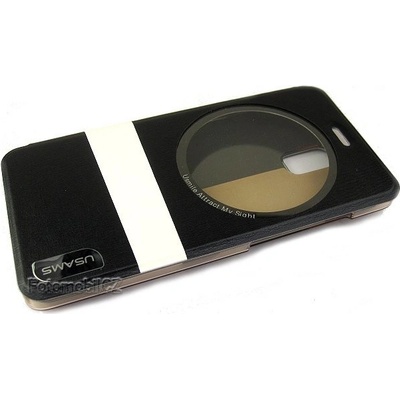 USAMS Lange S-View Pouzdro stojánkové Xiaomi mi4 černé