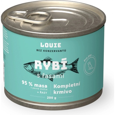Louie Dog rybie s riasami 200 g