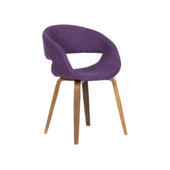 Carmen Трапезен стол Carmen 9975 - орех - лилав