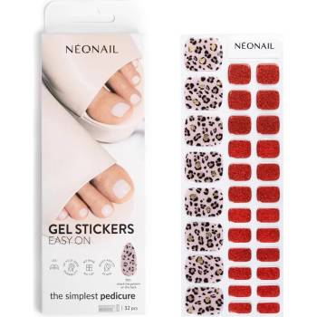 NEONAIL Easy On Gel Stickers Стикери за нокти за крака цвят P01 32 бр