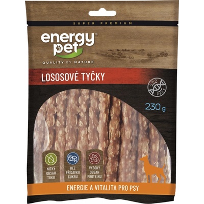Energy Pet tyčinky penové lososové 230 g