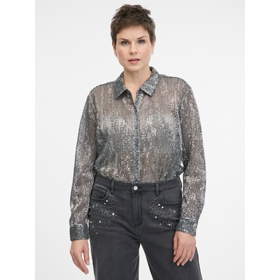 orsay Сребърна блуза с яка ORSAY Orsay | Srebaren | ЖЕНИ | XS