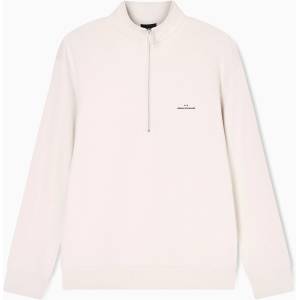 Giorgio Armani Поларена блуза Armani Exchange 1/4 Zip Fleece Top - Chime U1013