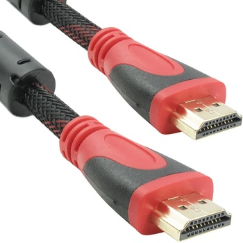 DeTech Кабел, DeTech, HDMI - HDMI M/М, 25m, С оплетка и ферит - 18312 (18312)