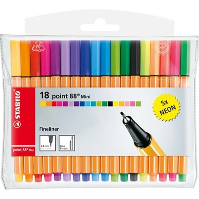 Stabilo 88 Liner Point Mini 18 ks