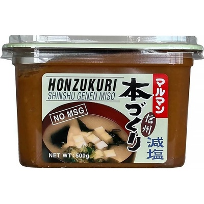 Honzukuri Genen miso pasta se sníženým obsahem soli 500 g