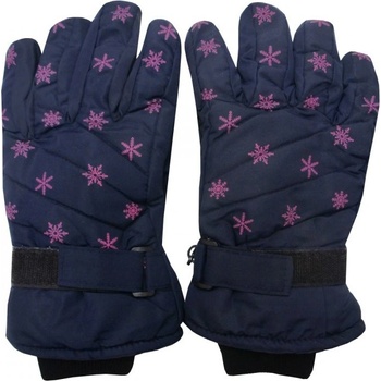 C04 Juniorské zimní lyžařské rukavice modrá