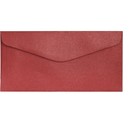 Galeria Papieru Ozdobné obálky Pearl - DL, 150 g/m2, červené, 10 ks