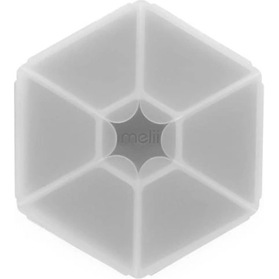 Melii Шестоъгълна кутия за закуски Melii - С 6 отделения, Grey (ML23720)