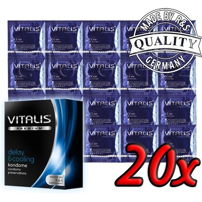 Vitalis Premium Delay & Cooling 20ks