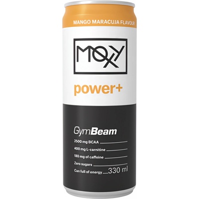 GymBeam Moxy Power+ Energy Drink Mango marakuja 330ml