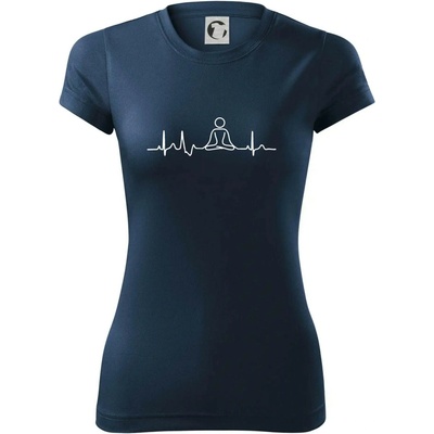 Ekg yoga Dámské Fantasy sportovní dresovina Námořní modrá velmi tmavá téměř černá